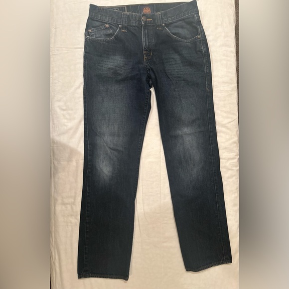 Rock Republic Jeans Mens 32x32 Straight Blue Denim Relaxed Straight / Retail $80 - Picture 1 of 8